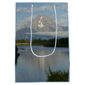 Jackson Hole, rivier in Grand Teton National Park Medium Cadeauzakje (Achterkant)