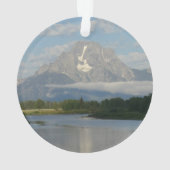 Jackson Hole, rivier in Grand Teton National Park Ornament (achterkant)