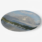 Jackson Hole, rivier in Grand Teton National Park Papieren Bordje (Gekanteld)