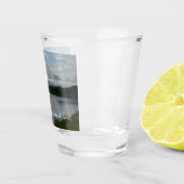 Jackson Hole, rivier in Grand Teton National Park Shot Glas (Rechts)