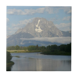 Jackson Hole, rivier in Grand Teton National Park Tegeltje