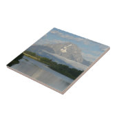 Jackson Hole, rivier in Grand Teton National Park Tegeltje (Zijkant)