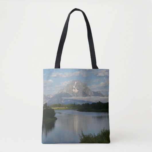 Jackson Hole, rivier in Grand Teton National Park Tote Bag (Voorkant)