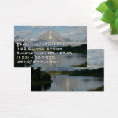 Jackson Hole, rivier in Grand Teton National Park Visitekaartje (Bureau)