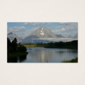 Jackson Hole, rivier in Grand Teton National Park Visitekaartje (Achterkant)