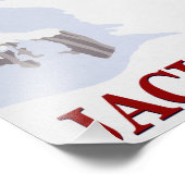 jackson Hole Ski Resort Cable Car Car Foto Afdruk (Hoek)