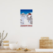 Jackson Hole Ski Resort Cable Car Poster (Keuken)