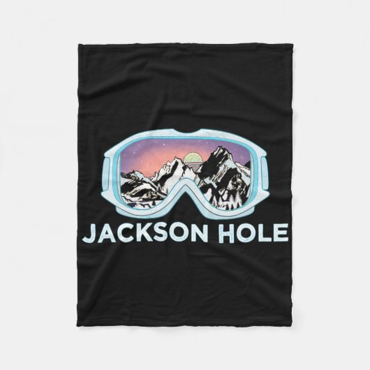 Jackson Hole Skiontwerp Jackson Hole Fleece Deken (Voorkant)