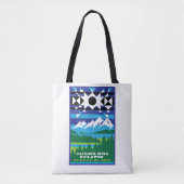 Jackson Hole Solar Eclipse Canvas tas (Voorkant)