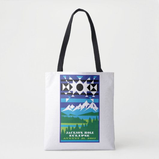 Jackson Hole Solar Eclipse Canvas tas (Voorkant)