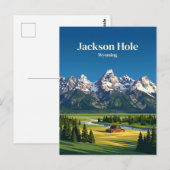 Jackson Hole USA Briefkaart (Voorkant / Achterkant)
