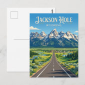 Jackson Hole USA Briefkaart (Voorkant / Achterkant)