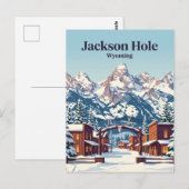 Jackson Hole USA Briefkaart (Voorkant / Achterkant)