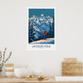 Jackson Hole-wanddecoratie - Wyoming 1 Poster (Keuken)