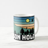 Jackson Hole WY Decal  Mug Koffiemok (Voorkant rechts)