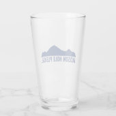 Jackson Hole Wyoming Alsjeblieft Glas (Achterkant)