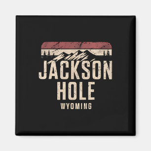 Jackson Hole Wyoming Berg Wandelen Souvenir Cadeau Magneet
