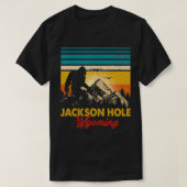 Jackson Hole Wyoming Bigfoot National Park Mountai T-shirt (Design voorkant)
