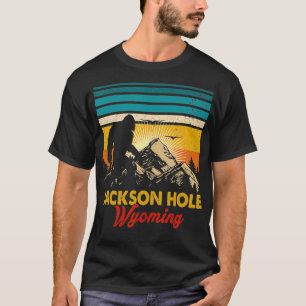 Jackson Hole Wyoming Bigfoot National Park Mountai T-shirt