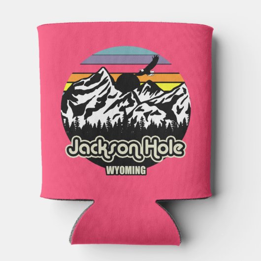  Jackson Hole Wyoming Blikjeskoeler (Achterkant)