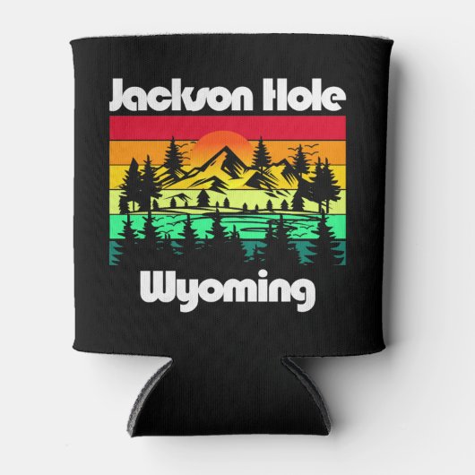 Jackson Hole Wyoming Blikjeskoeler (Voorkant)