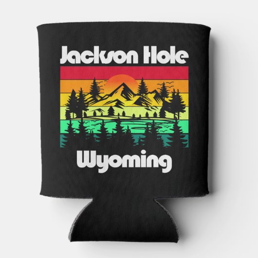 Jackson Hole Wyoming Blikjeskoeler (Achterkant)