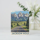 Jackson Hole Wyoming Briefkaart (Staand voorkant)
