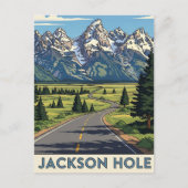 Jackson Hole Wyoming Briefkaart (Voorkant)