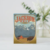 Jackson Hole Wyoming Briefkaart (Staand voorkant)