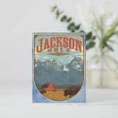 Jackson Hole Wyoming Briefkaart (Staand voorkant)