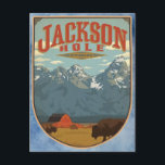 Jackson Hole Wyoming Briefkaart<br><div class="desc">Jackson Hole Wyoming Briefkaart</div>