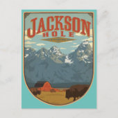 Jackson Hole Wyoming Briefkaart (Voorkant)