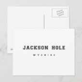Jackson Hole Wyoming Briefkaart (Voorkant / Achterkant)