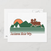 Jackson Hole Wyoming Briefkaart (Voorkant / Achterkant)