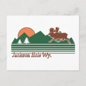 Jackson Hole Wyoming Briefkaart (Voorkant)