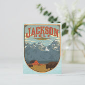 Jackson Hole Wyoming Briefkaart (Staand voorkant)