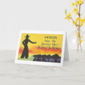 Jackson Hole Wyoming Cowboy Card Kaart (Gele Bloem)