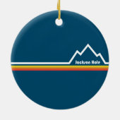 Jackson Hole Wyoming Keramisch Ornament (Achterkant)