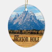 Jackson Hole Wyoming Keramisch Ornament (Links)