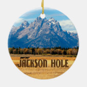 Jackson Hole Wyoming Keramisch Ornament (Achterkant)