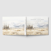 Jackson Hole Wyoming Landschaps Dinner Gastenboek (Volledig)