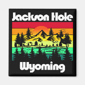 Jackson Hole Wyoming Magneet (Voorkant)