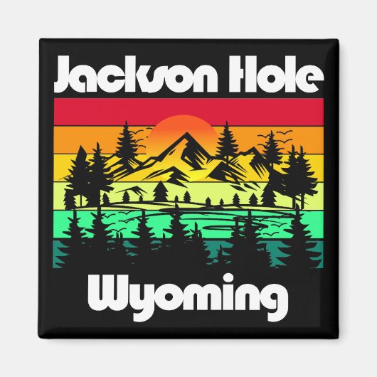 Jackson Hole Wyoming Magneet (Voorkant)