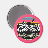 Jackson Hole Wyoming Magneet (Voorkant / Achterkant)