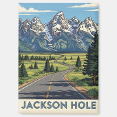 Jackson Hole Wyoming Magneet (Voorkant)