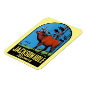 Jackson Hole, Wyoming Magnet Magneet (Linkerzijde)