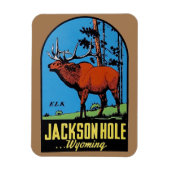 Jackson Hole, Wyoming Magnet Magneet (Verticaal)