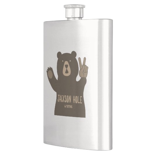 Jackson Hole Wyoming Peace Beer Flacon (Links)