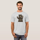 Jackson Hole Wyoming Peace Beer T-shirt (Voorkant volledig)