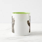 Jackson Hole Wyoming Peace Beer Tweekleurige Koffiemok (Center)